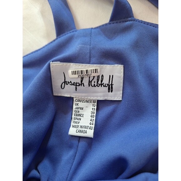 JOSEPH RIBKOFF Colbolt BLUE DRESS WITH MULTI STRAP DETAIL SIZE 10 - Picture 6 of 7